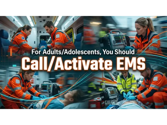 For Adults/Adolescents, You Should Call/Activate EMS: When Immediate Emergency Care Is Needed